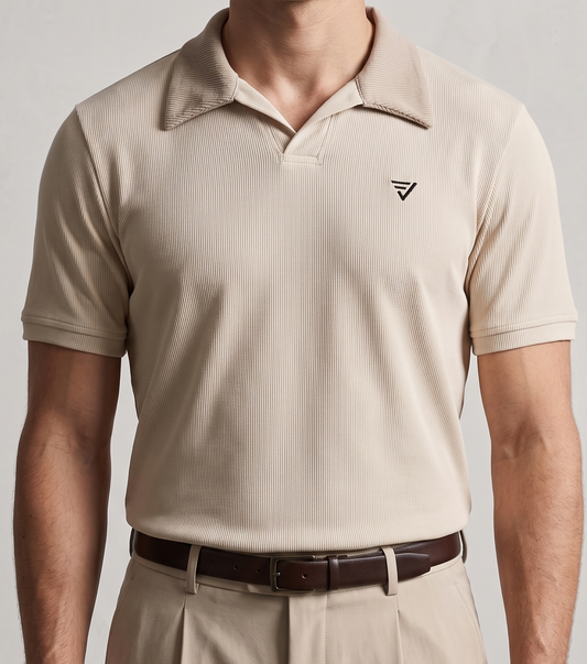 Pack Old Money — Polo + Pantalon ( beige )