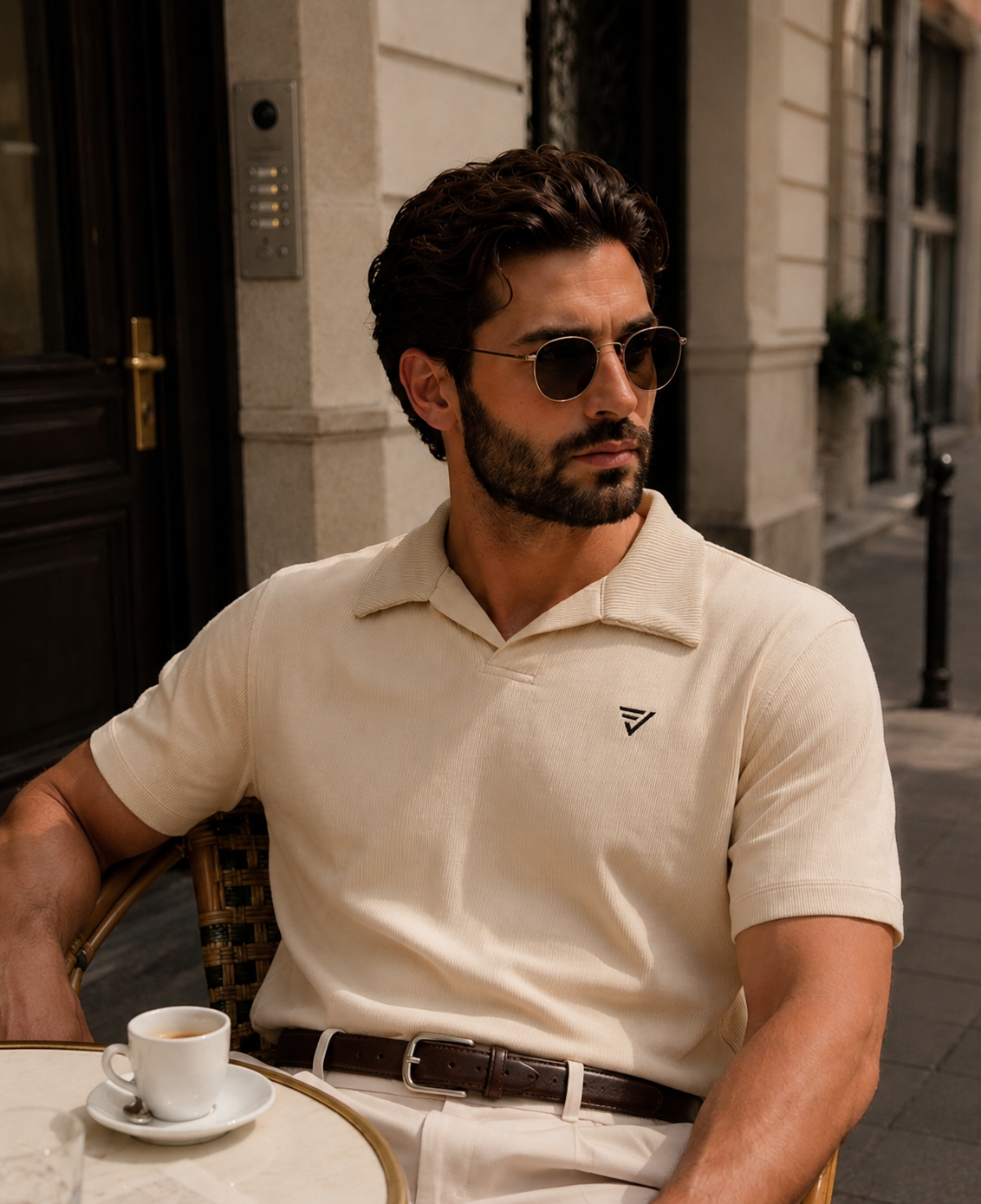 Old Money Polo — Beige