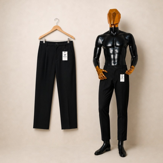 Pantalon Crêpe Carla Noir