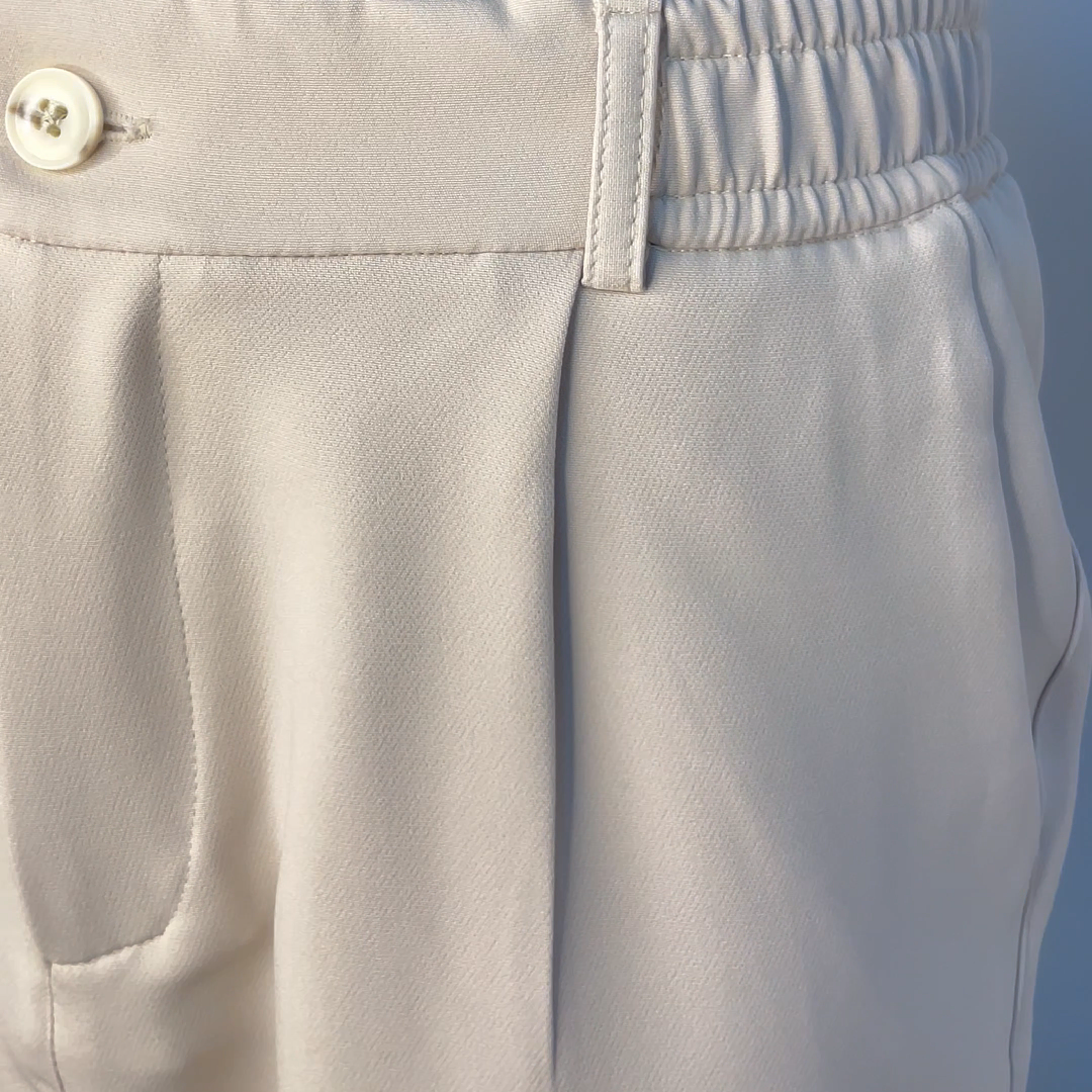 Pantalon Crêpe Carla Beige