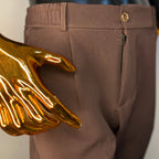 Pantalon Carla marron foncé