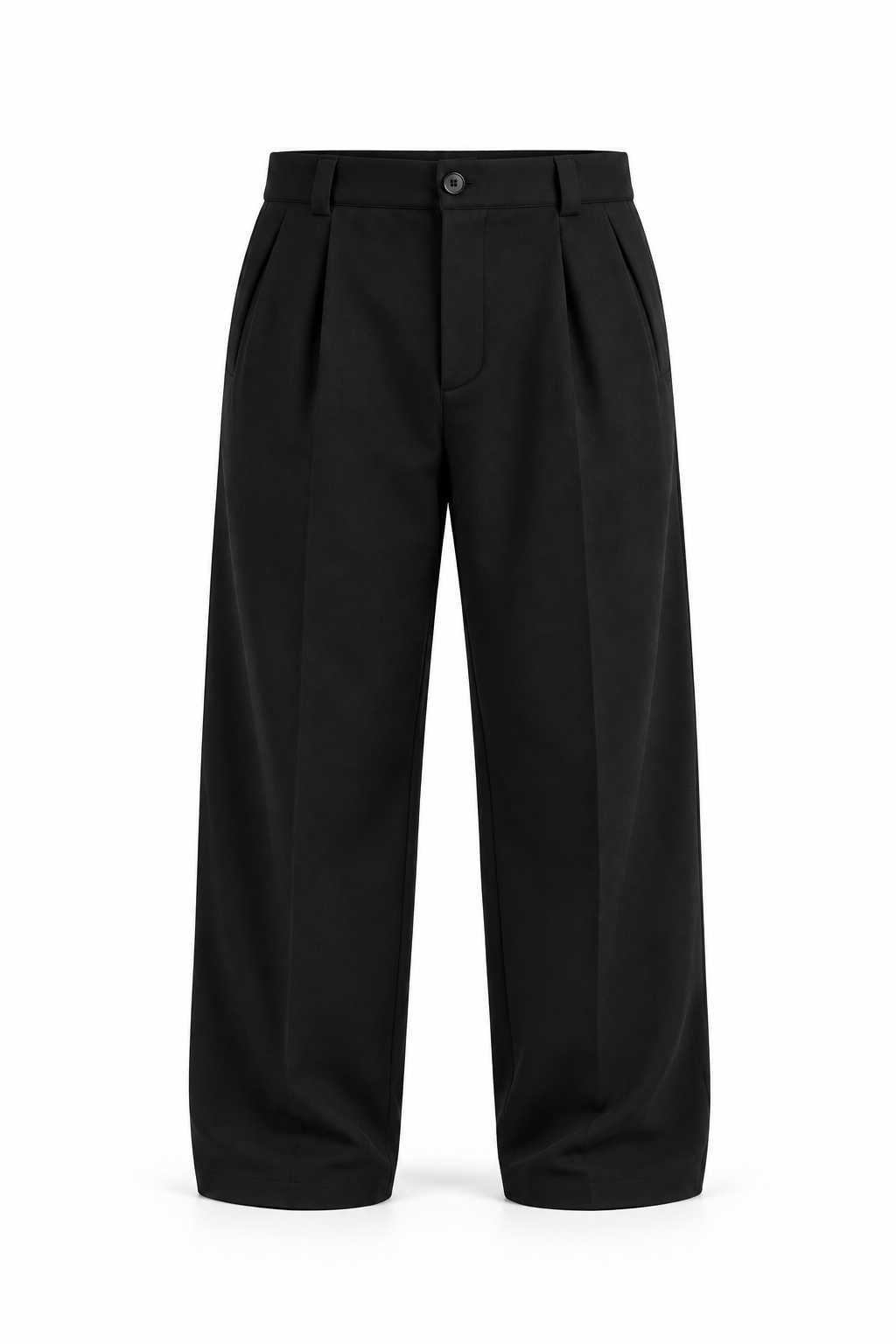 Scuba Baggy noir, taille haute à plis