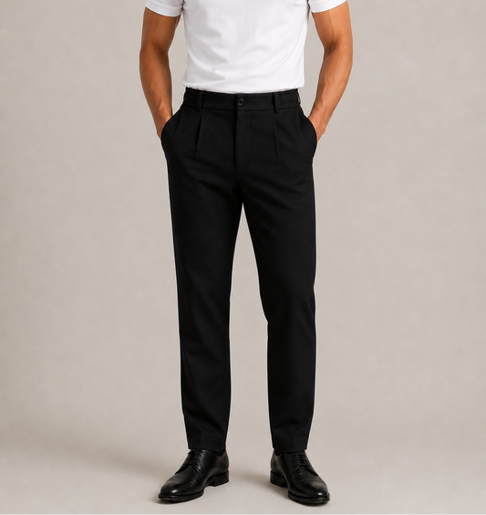 Old Money Pantalon — Noir
