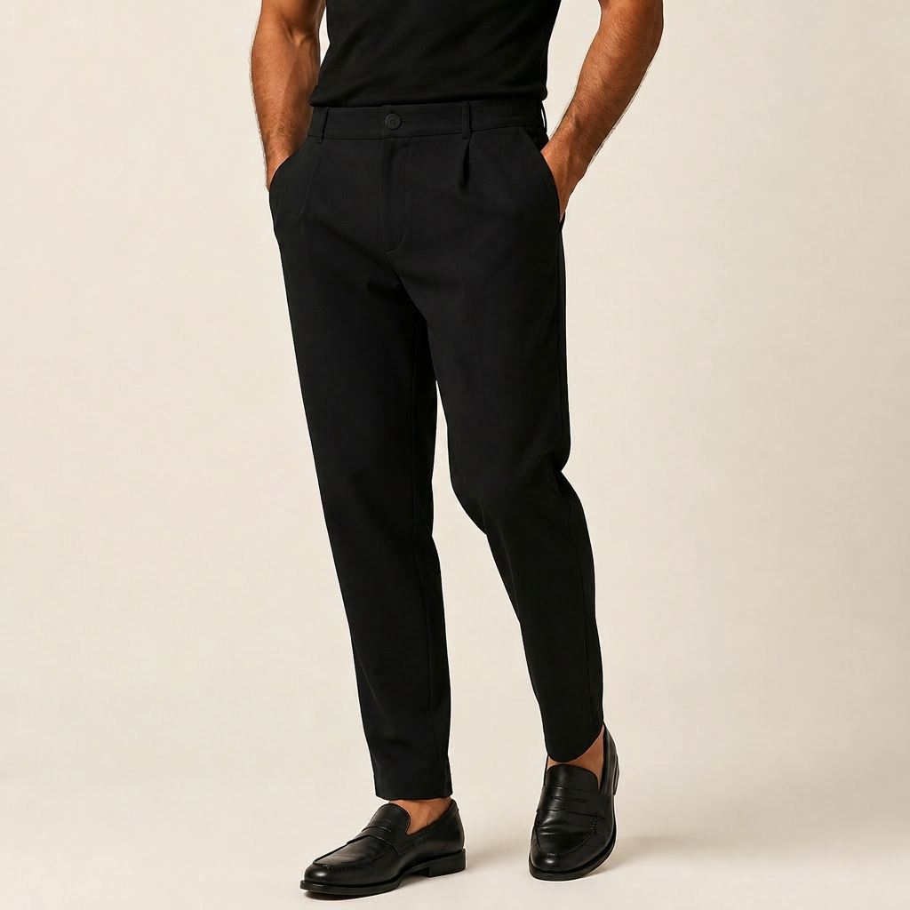 Pantalon Crêpe Carla Noir