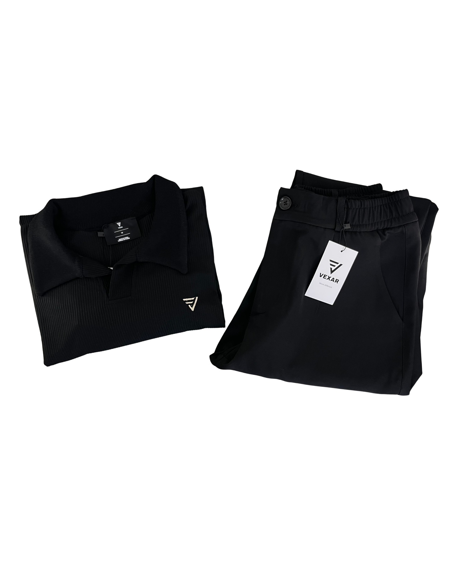Pack Old Money — Polo + Pantalon ( Noir )