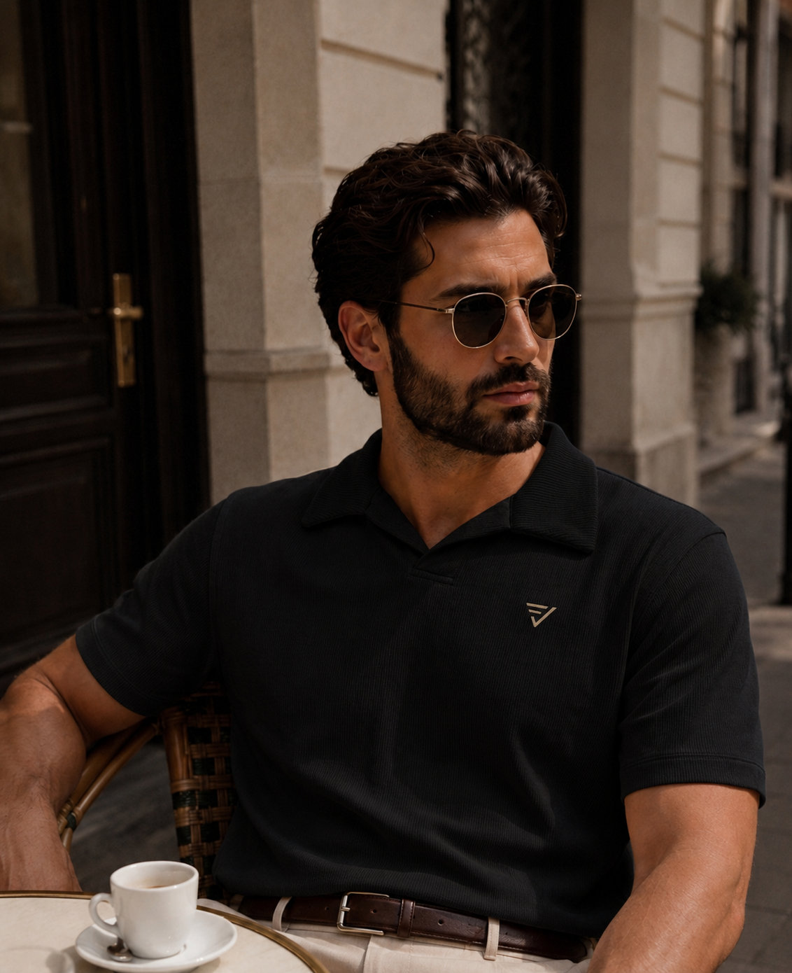 Old Money Polo — Noir